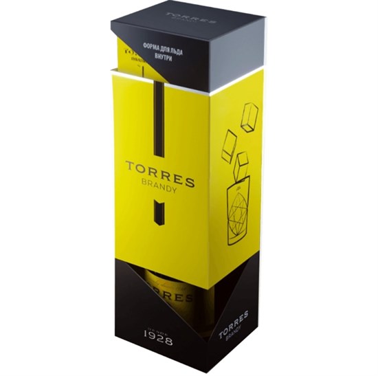 Бренди Torres 10 Gran Reserva, 10 лет, 0,7 л в подарочной упаковке + форма для льда 2149 - фото 6332